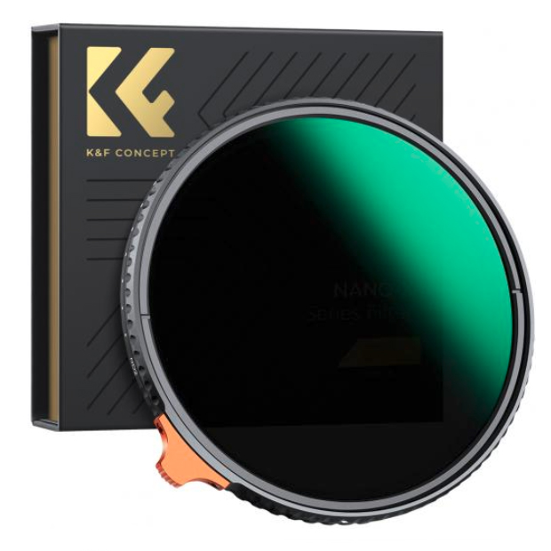 K&F Concept 105mm Variable ND Filter ND2-ND400 VND Filter Nano-Xcel Series KF01.2321 - 1